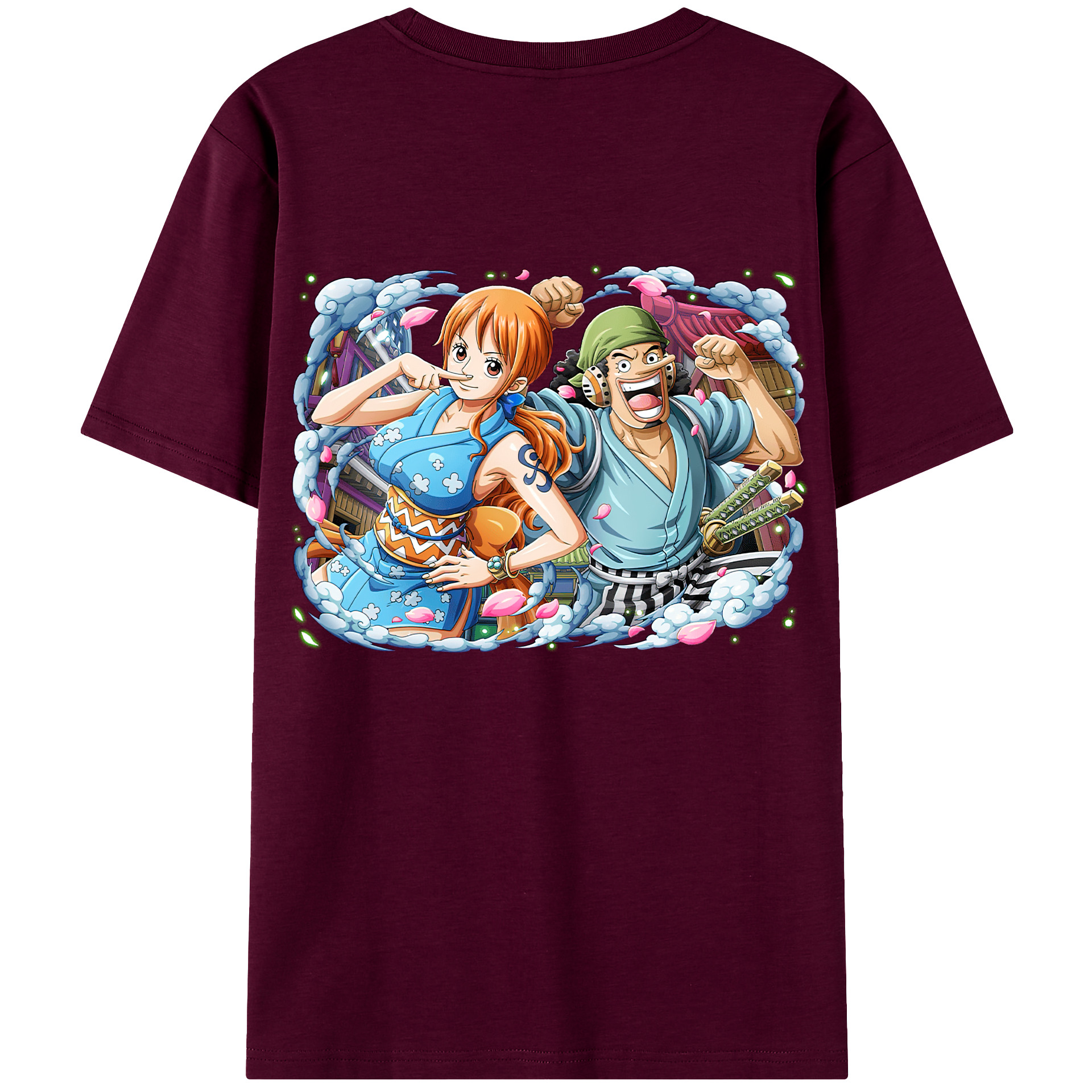（画像用） ワンピース ナミ ONE PIECE Nami レディース半袖Tシャツ(バックプリント)